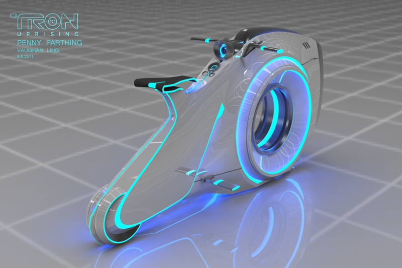Illustration for article titled Tron: Uprising Vehicle Designs